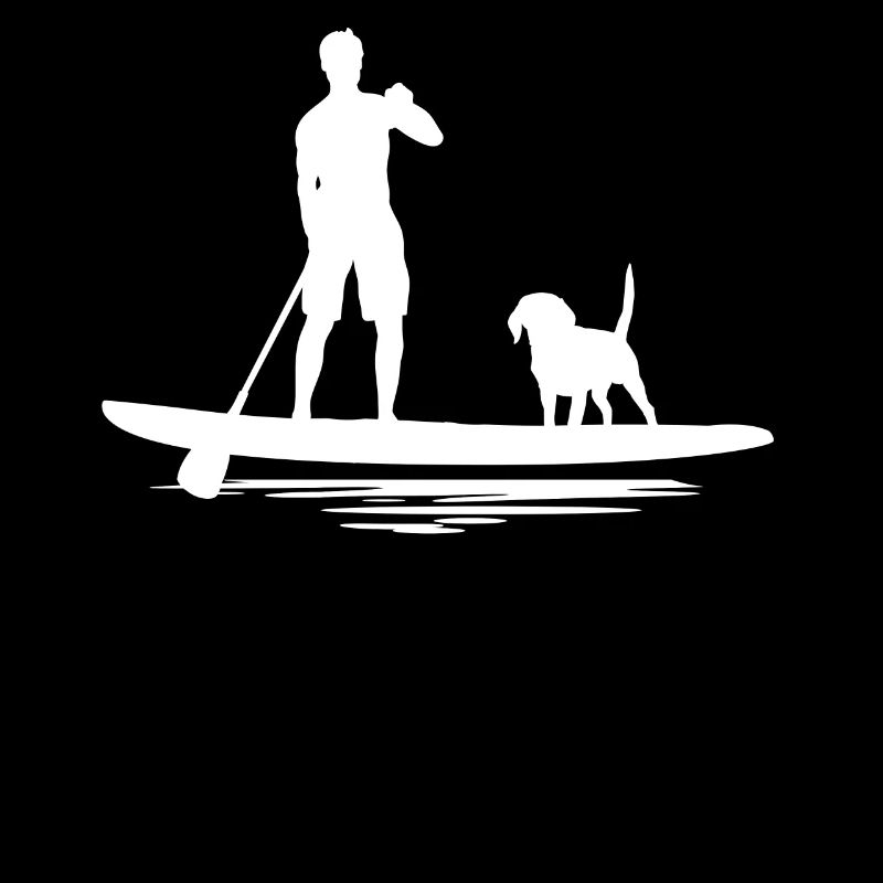 SUP STAND UP Paddle avec chien