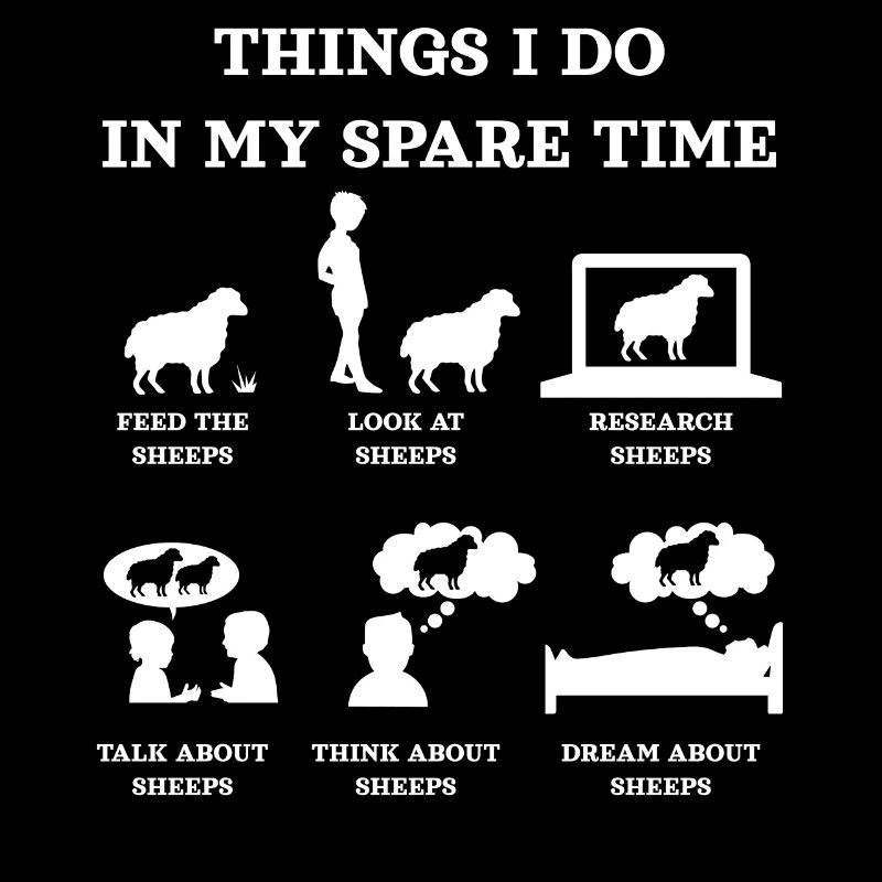 Sheep, sheep lovers, sheep