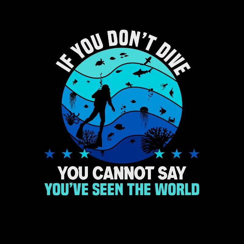 Scuba Diver Design Instructor Snorkeling