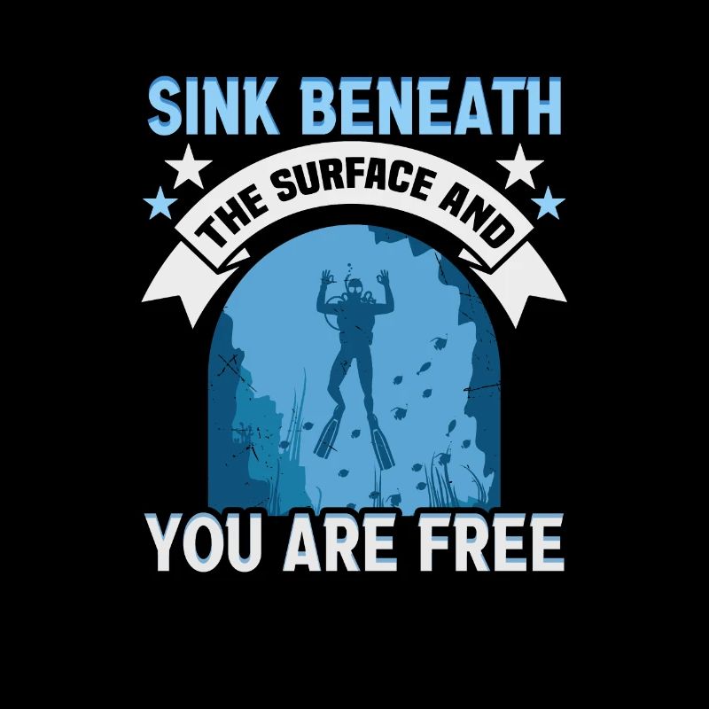 Scuba Diver Design Instructor Snorkeling
