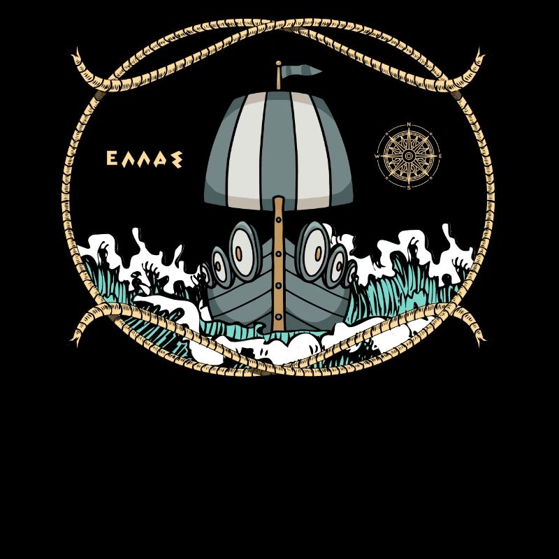 Bateau d’histoire de la Grèce antique