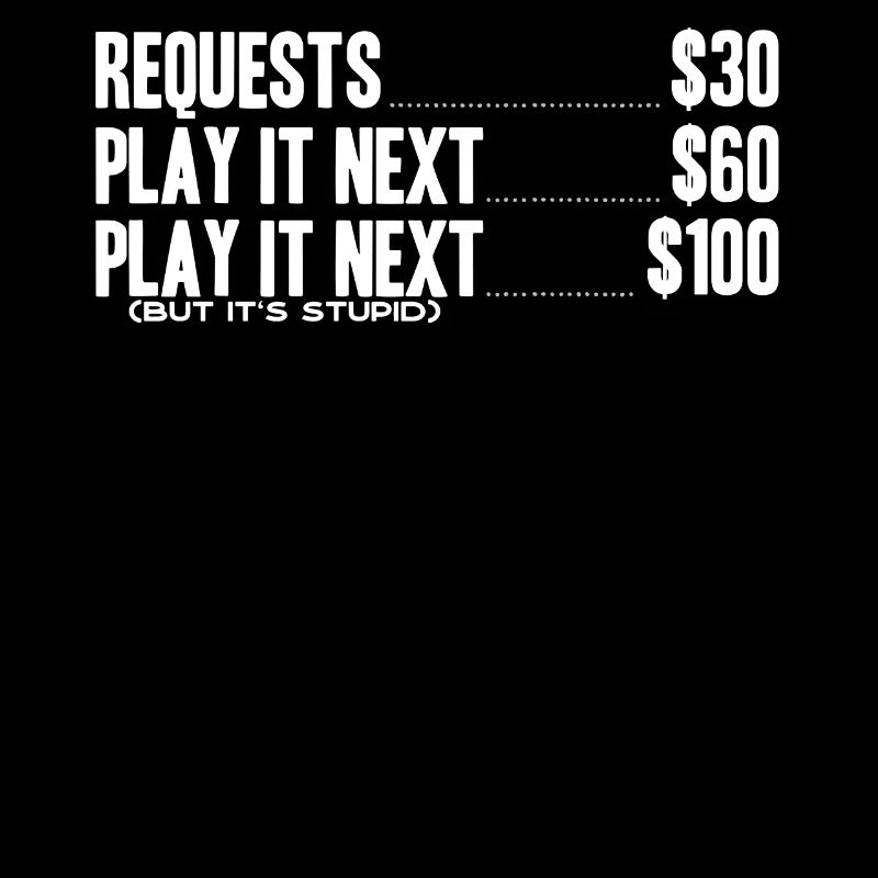 DJ, Clubbing, Demande de chanson