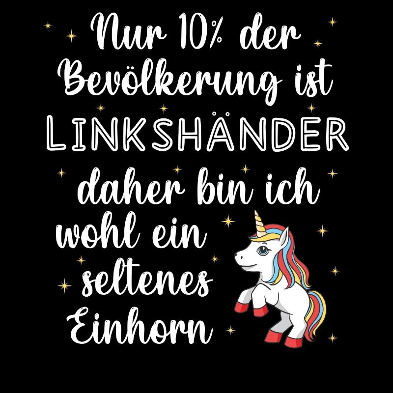 Linkshänder Einhorn