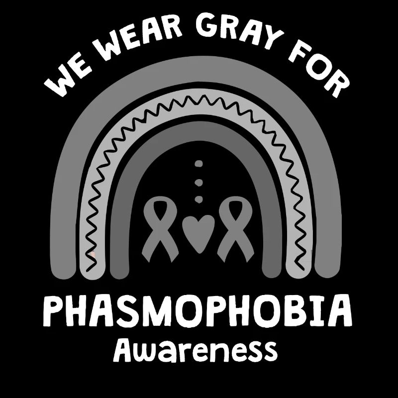 Nous portons du gris pour la conscience de la phasmophobie