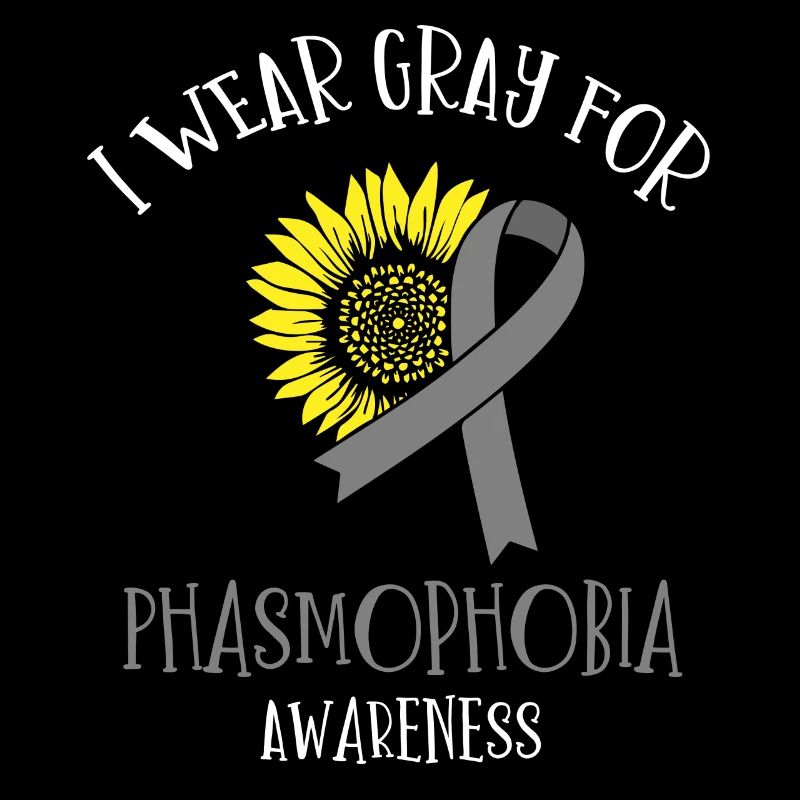 Nous portons du gris pour la conscience de la phasmophobie