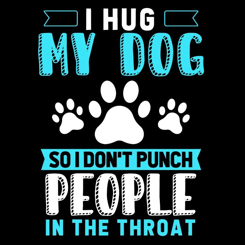 Je serre mon chien dans mes bras pour ne pas avoir de gens