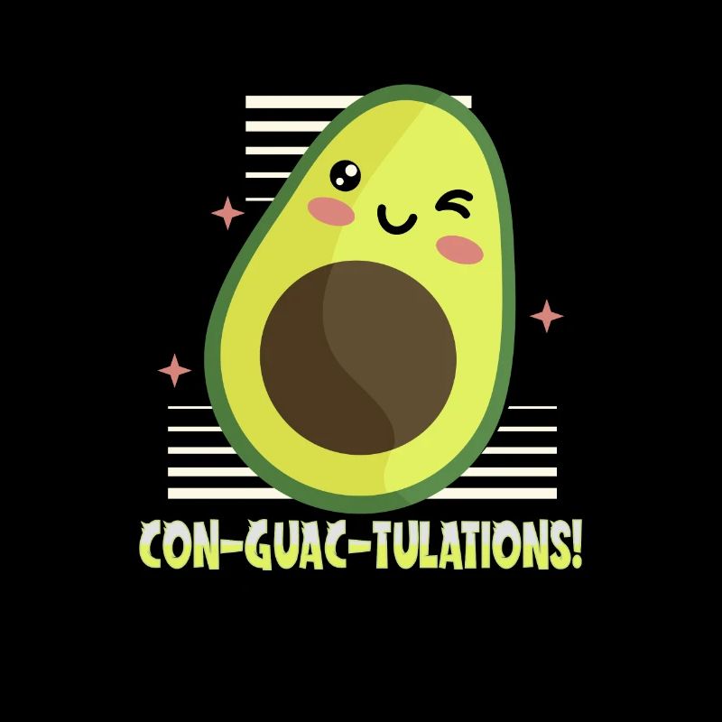 Avocado design for vegetarians and vegans