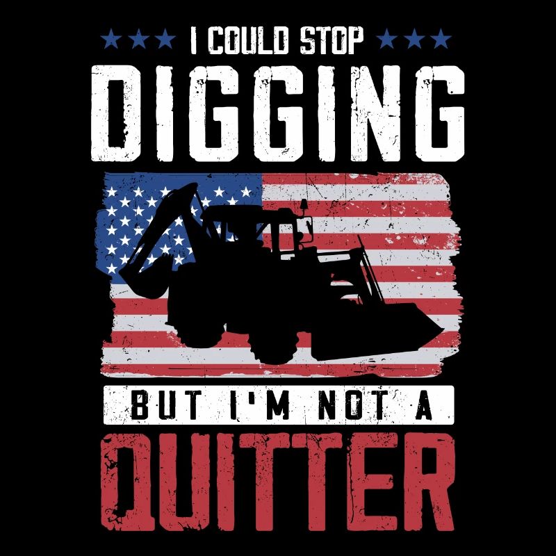 Excavator driver, dig things out