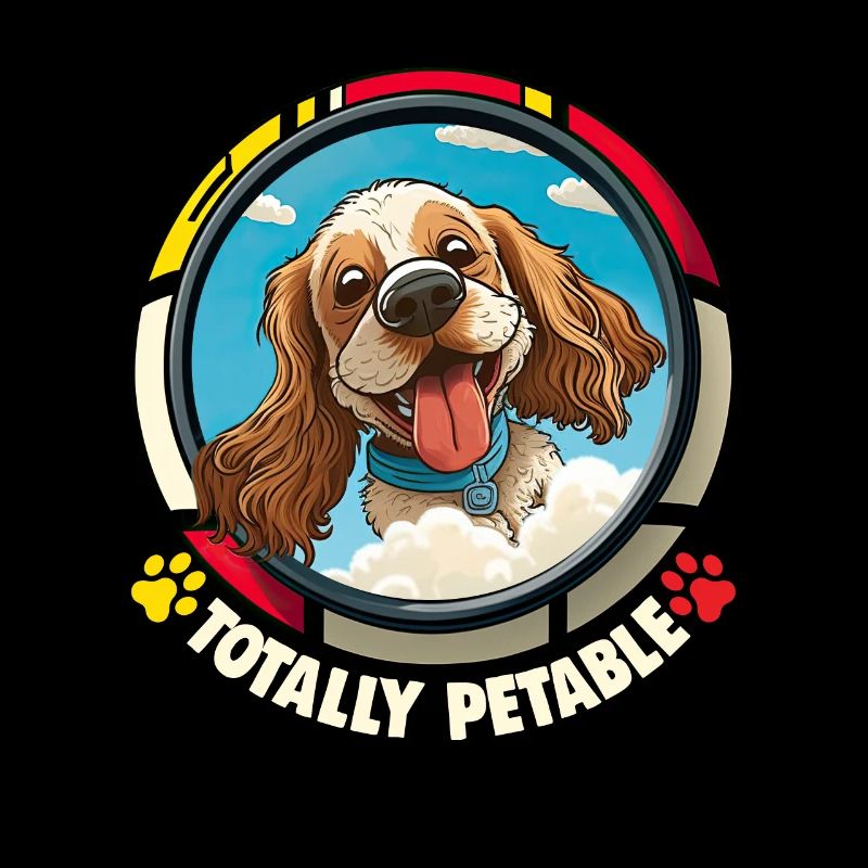 Dog Cartoon Cocker Spaniel for Dog Lovers