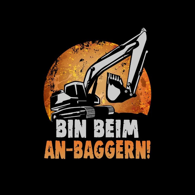 Kranführer Design für Baggerfahrer und Bauarbeiter