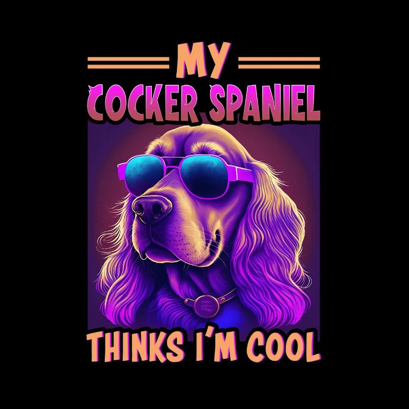 Dog saying Cocker Spaniel for dog lovers