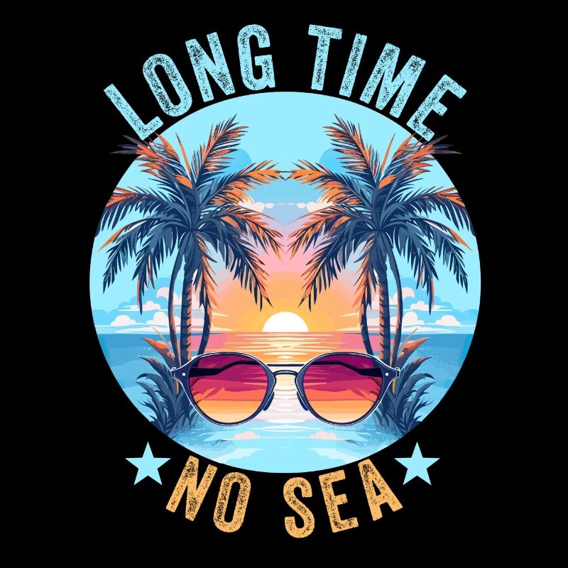 Vacances d’été à la mer Longtemps pas de mer