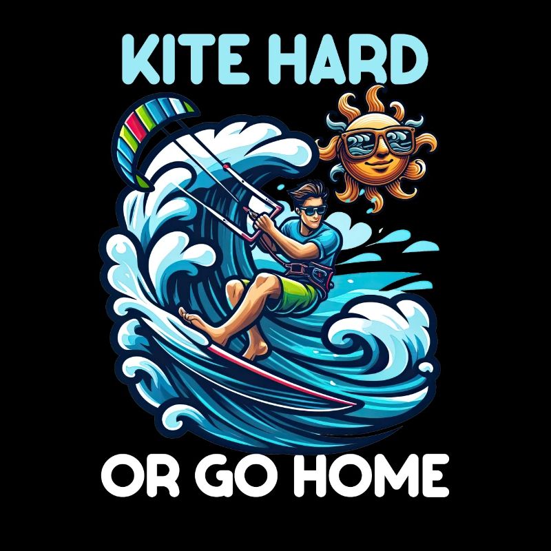 Kitesurfing Kite hard or go home