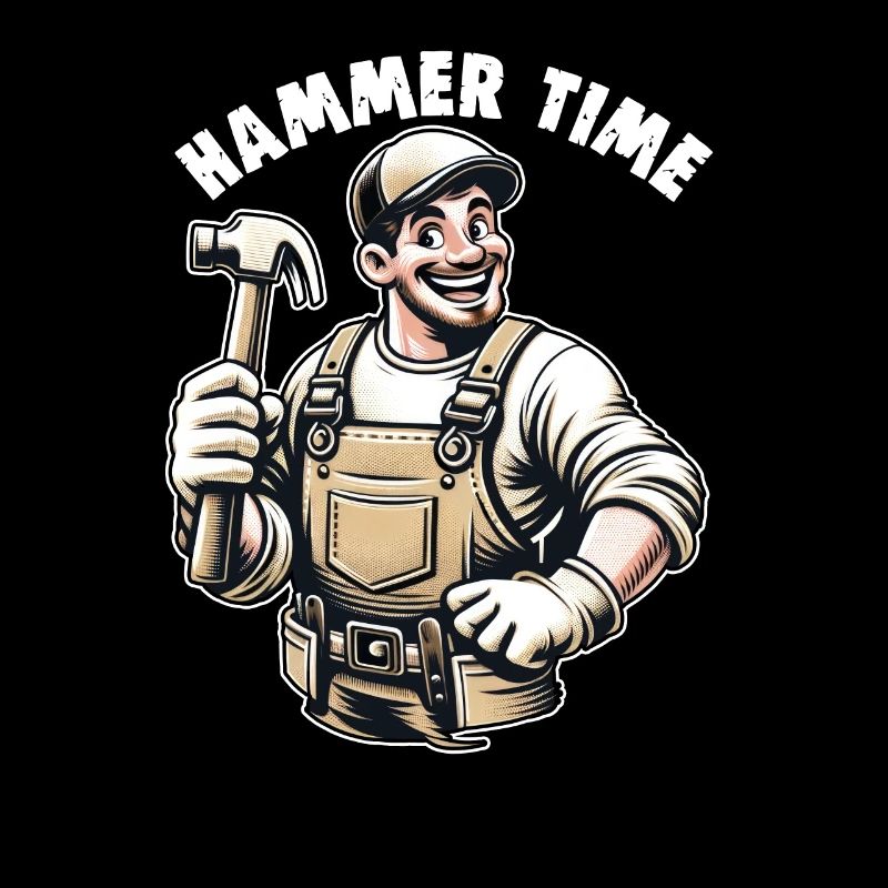 Handwerker Papa Hammer Time Heimwerker