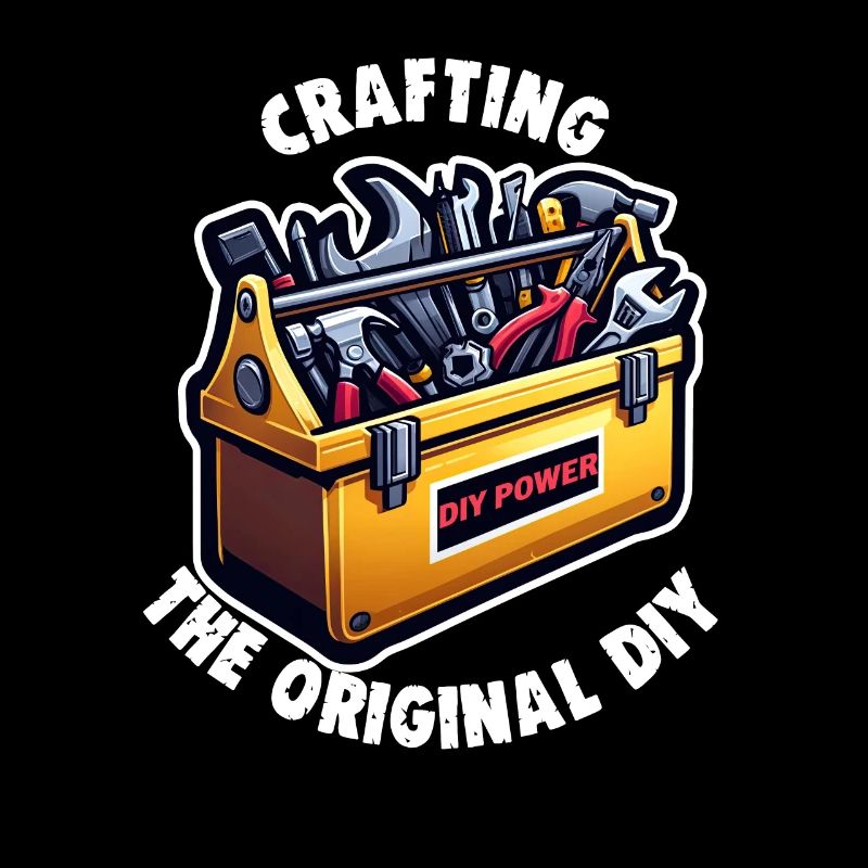 Papa artisan fabriquant le bricolage original