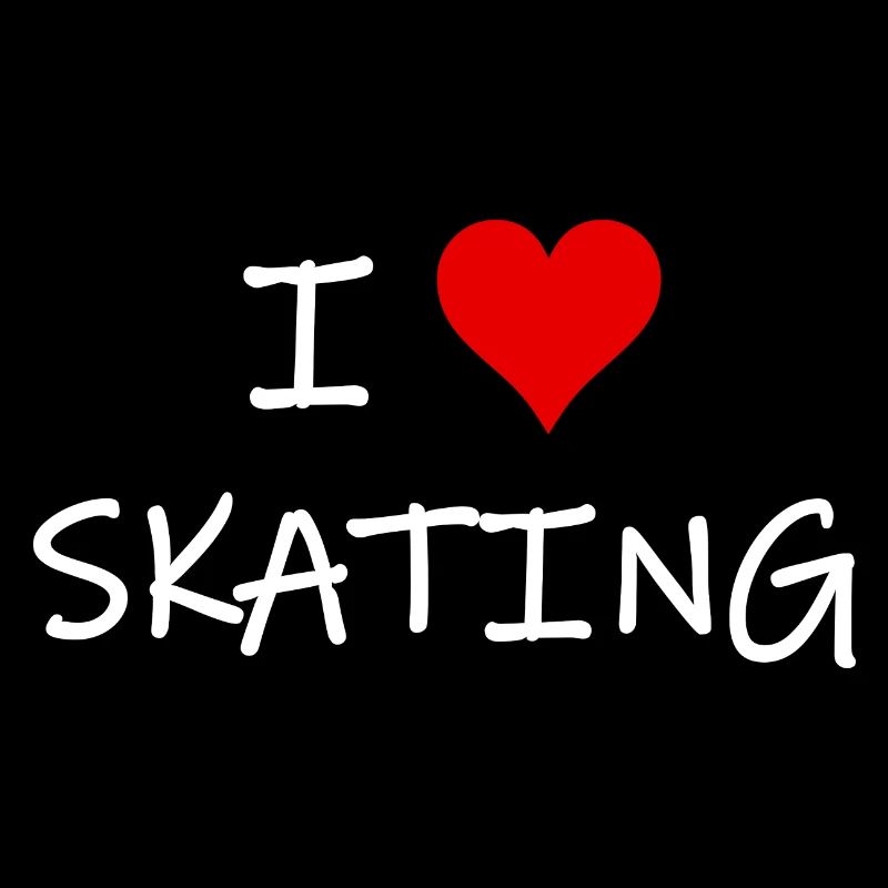 i love skating simple