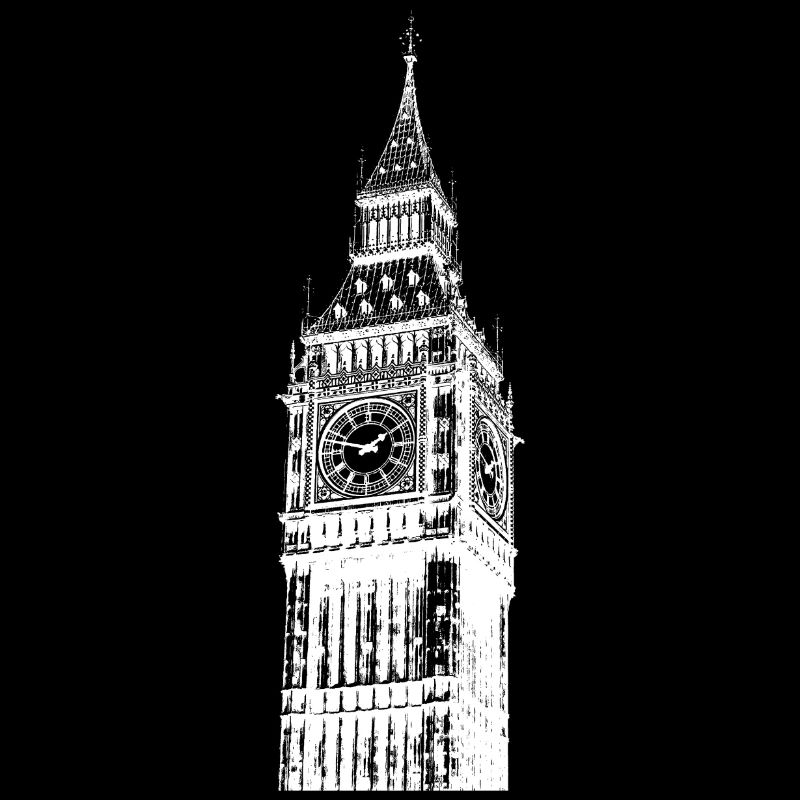 BIG BEN MONUMENTS ANGLETERRE LONDRES STENCIL