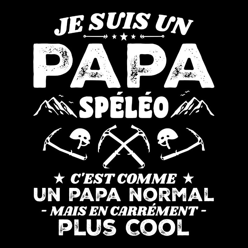 Cool caving dad