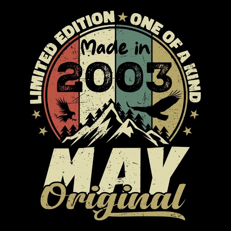 Vintage Anniversary Gift Made in May 2003