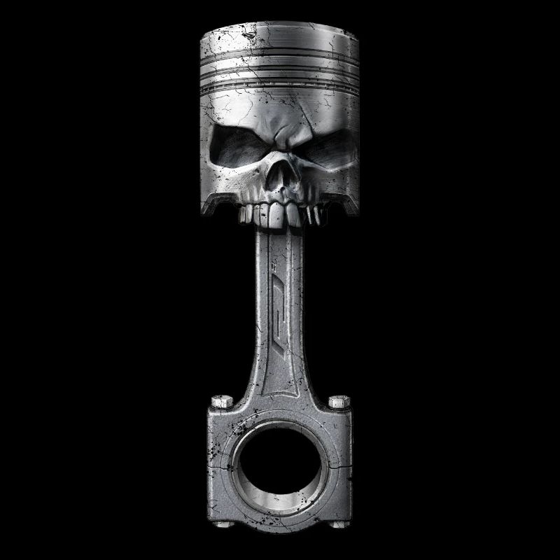 Piston de tête de mort