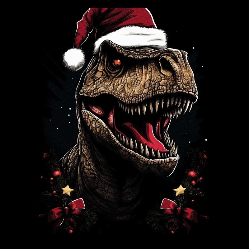 T-rex Noël Dino Festif
