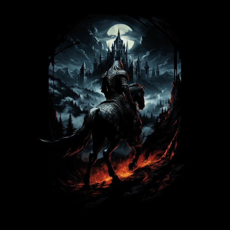 Fantasy Knight Castle Magic Fairy Tale Mythical Gothic