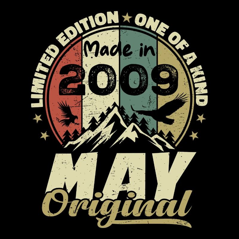 Vintage Anniversary Gift Made in May 2009