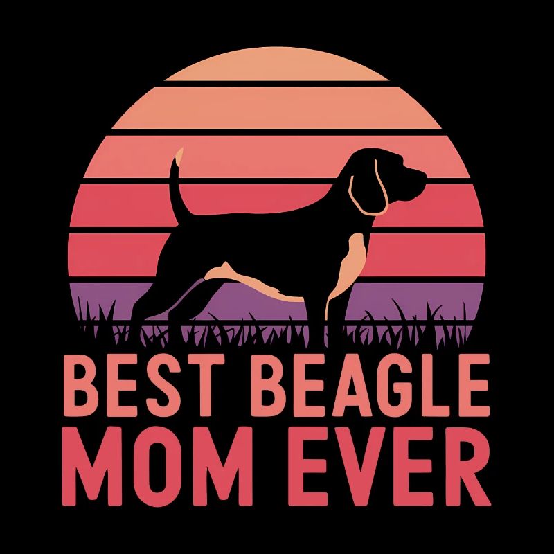 Beagle Mama Hund Mutter Lustiges Beagle Geschenk