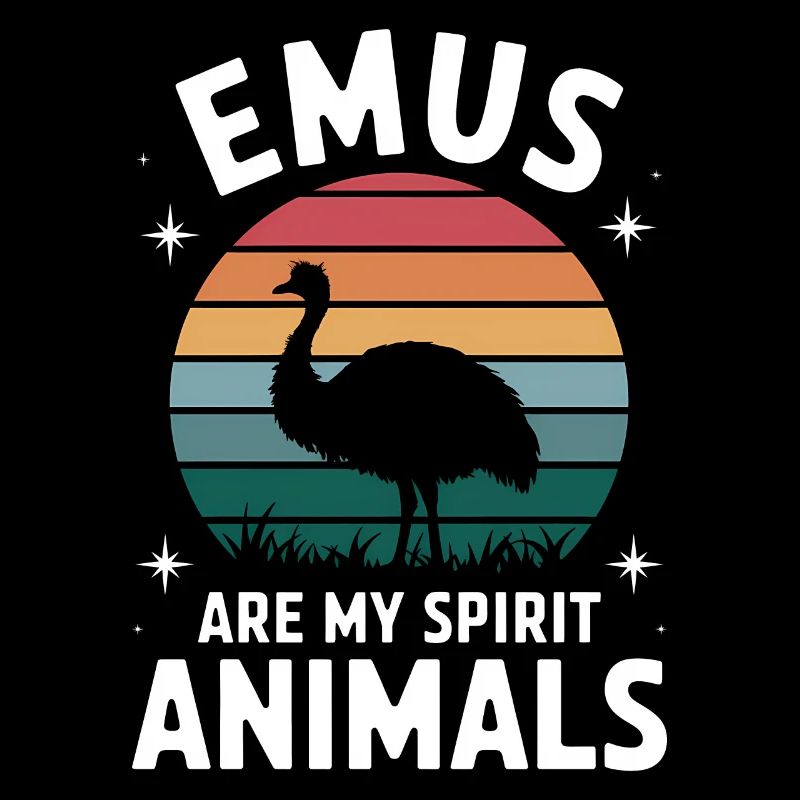Emu Dire Australie Emus Drôle Cadeau D’émeu
