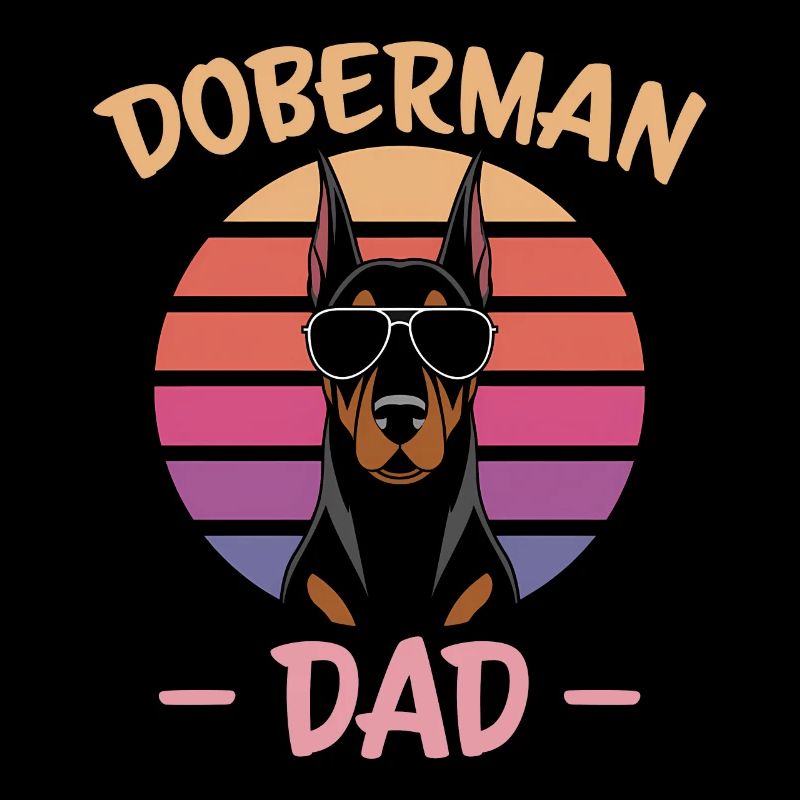 Dobermann Spruch Papa Lustiges Dobermann Geschenk