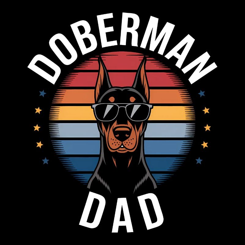 Doberman Saying Dad Funny Doberman Gift