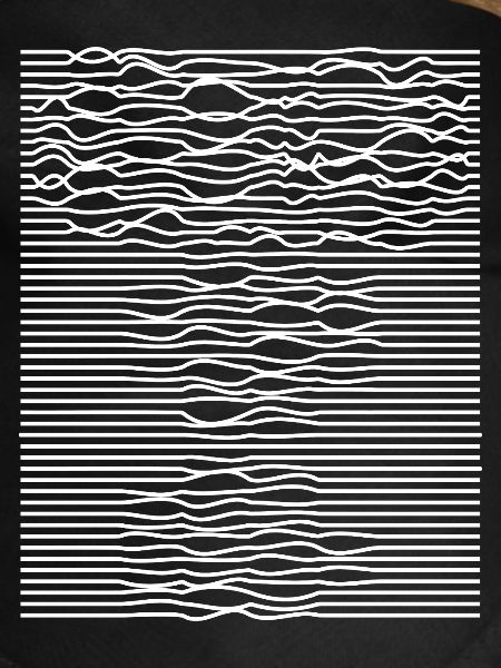 Wavy Stripes Optical Illusion