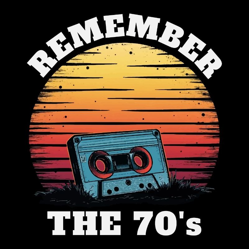 Retro Cassette Tape - Nostalgic 70s Vibes