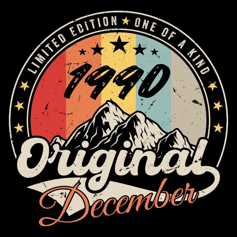 Vintage-Geburtstagsgeschenk - Dezember 1990