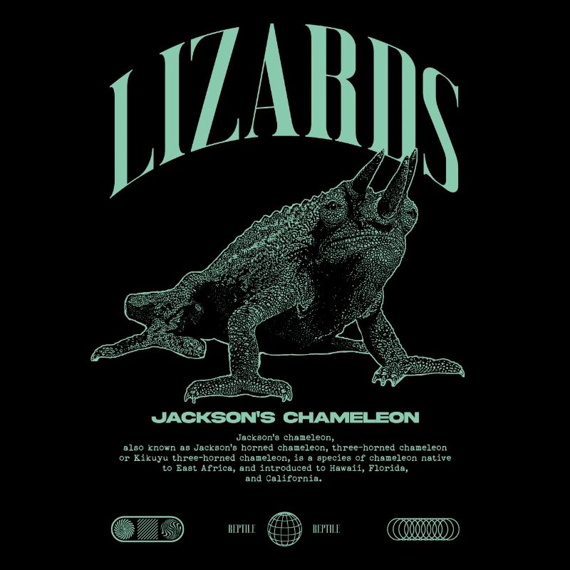 Jackson's Chameleon Streetwear Lizard Keeper