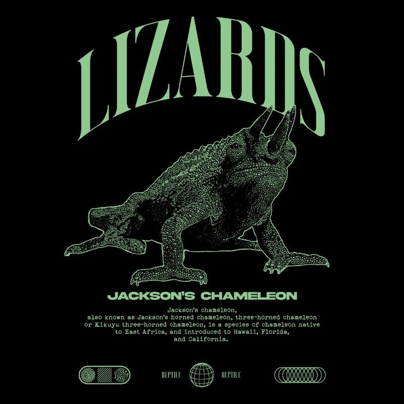 Jackson's Chameleon Streetwear Lizard Keeper