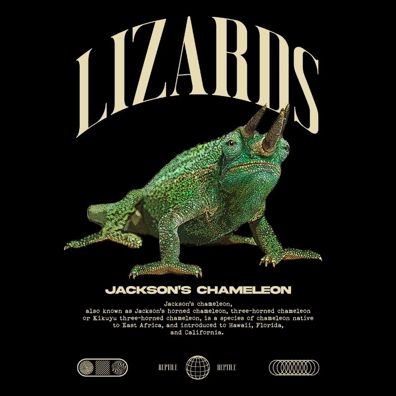 Jackson's Chameleon Streetwear Lizard Keeper