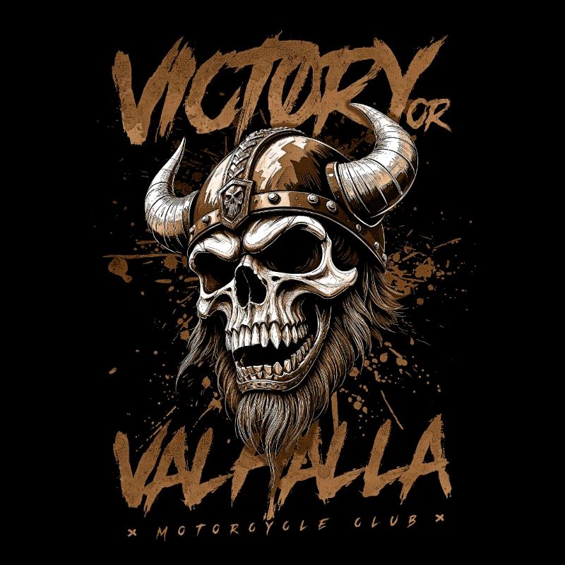 Motorrad Nordische Wikinger Sieg Oder Walhalla