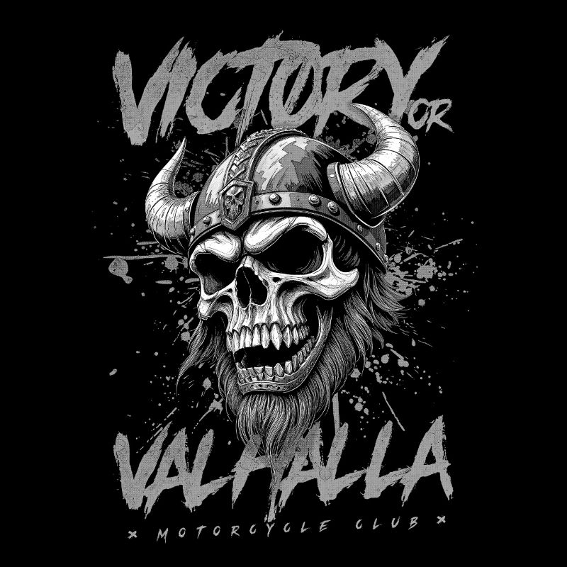Motorrad Nordische Wikinger Sieg Oder Walhalla