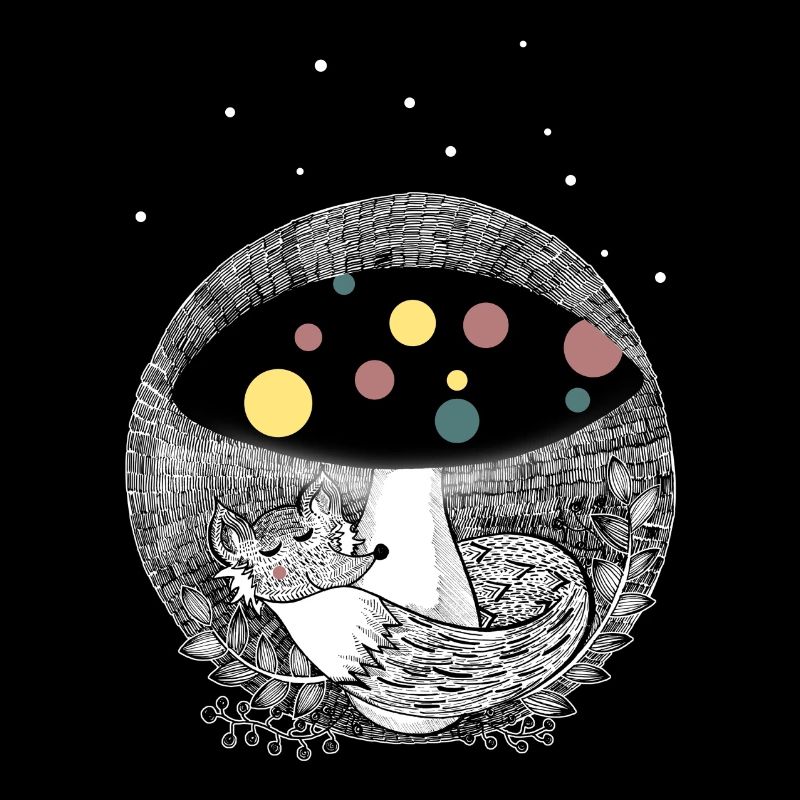 Illustration de renard mignon
