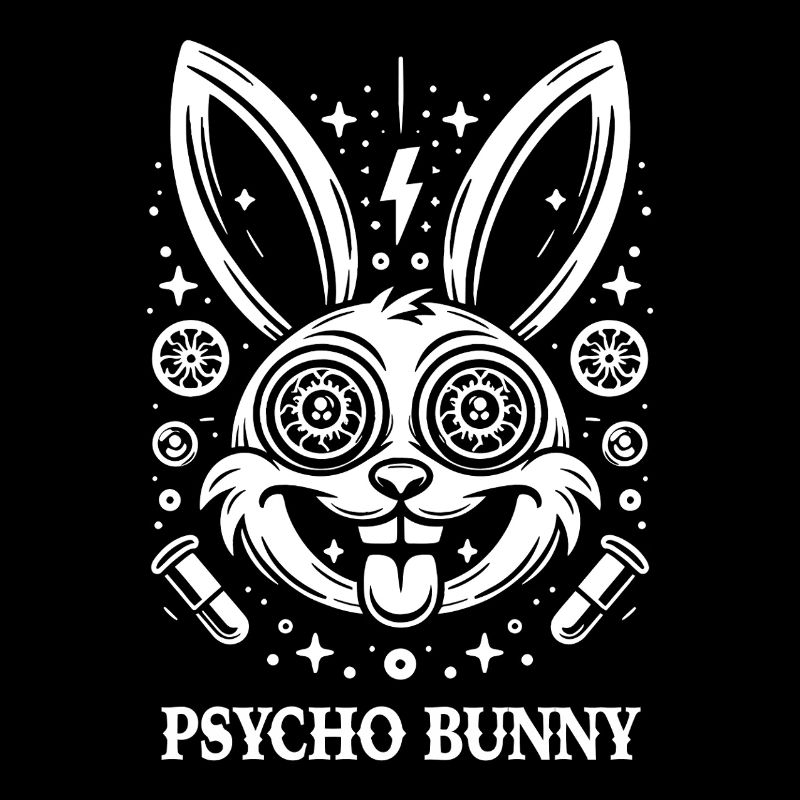 Psycho Bunny Neon Psychedelia