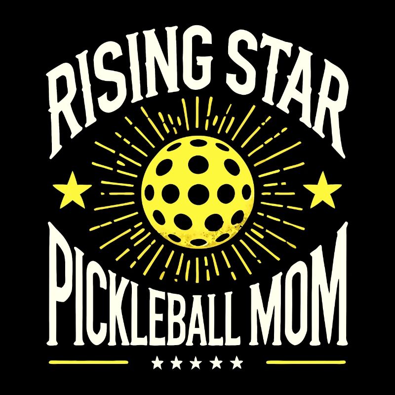 Pickleball Mama eines aufstrebenden Stars