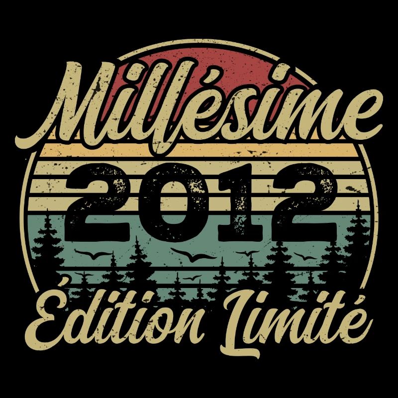 Millésime 2012 - Cadeau Pour le 12e Anniversaire