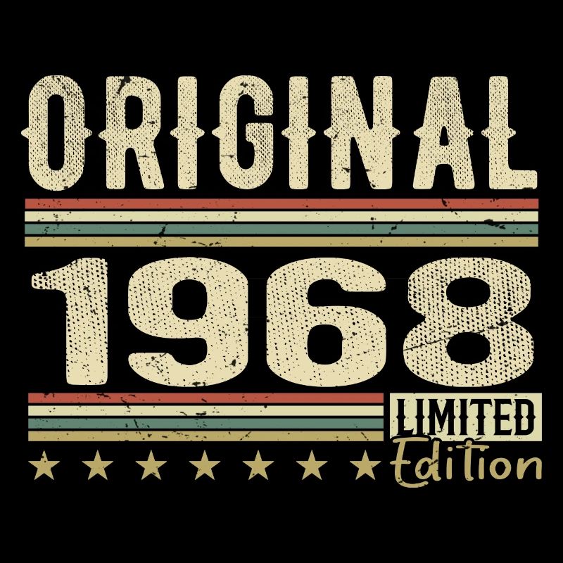 Original 1968 - Retro 1968 Geburtstagsgeschenk