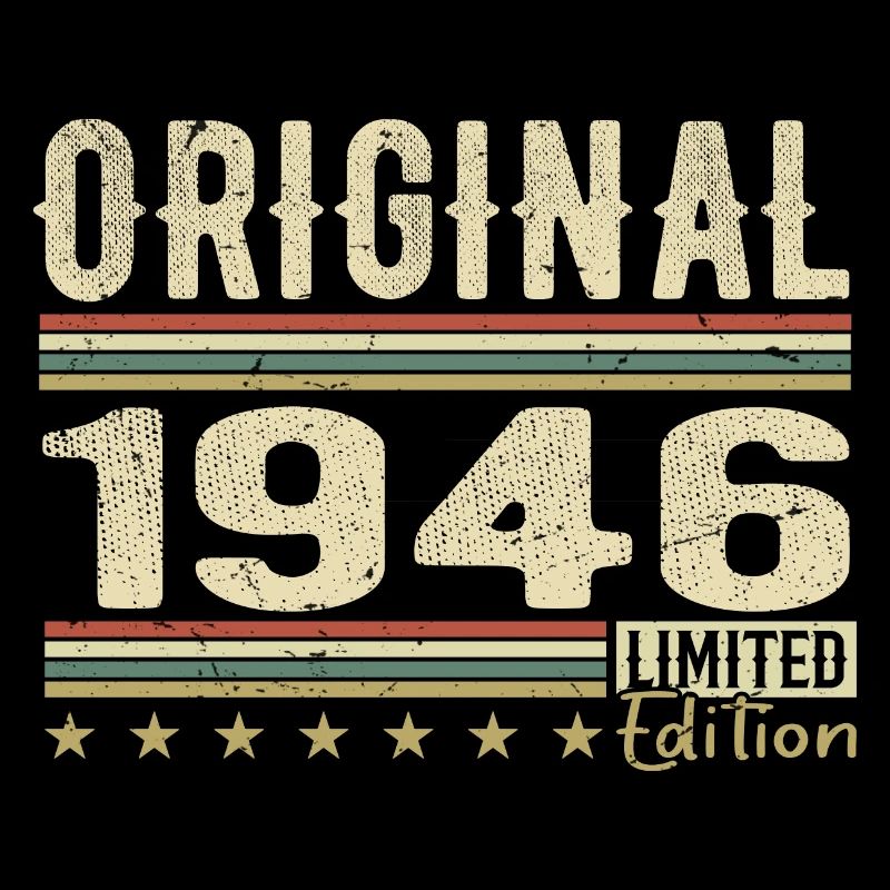 Original 1946 - Retro 1946 Geburtstagsgeschenk