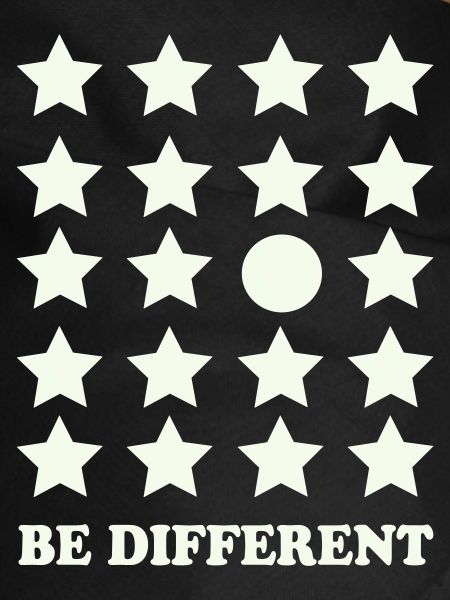 Be Different Star Grid Circle