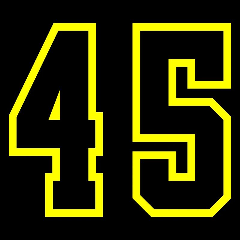 Justaucorps à 45 chiffres