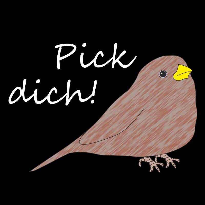 "Pick dich" Vogel