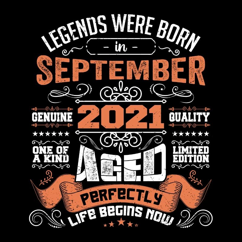 Legenden wurden im September 2021 geboren | Geschenkideen