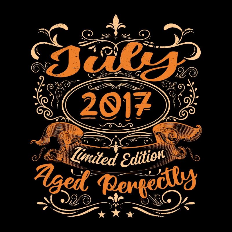 Juli 2017 Jubiläums Vintage Geschenkidee 2017